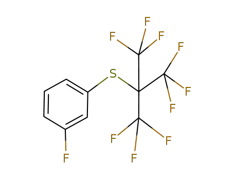 Benzene, 1-fluoro-3-[[2,2,2-trifluoro-1,1-bis(trifluoromethyl)ethyl]thio]-