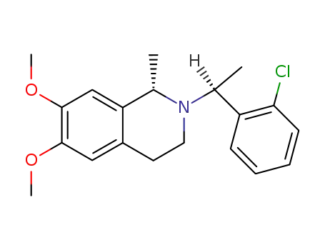 (S)-2-[(S)-1-(2-Chloro-phenyl)-ethyl]-6,7-dimethoxy-1-methyl-1,2,3,4-tetrahydro-isoquinoline