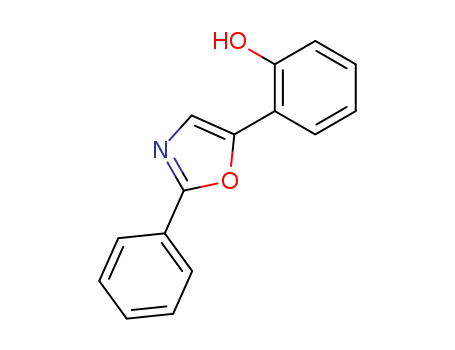 Molecular Structure of 103656-69-5 (Phenol, 2-(2-phenyl-5-oxazolyl)-)