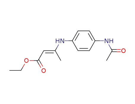 Ethyl 3-(p-acetamidoanilino)crotonate