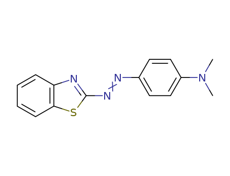 Benzenamine, 4-(2-benzothiazolylazo)-N,N-dimethyl-