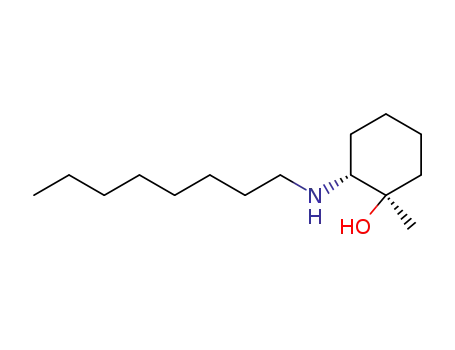 Molecular Structure of 100072-37-5 ((1R,2R)-1-Methyl-2-octylamino-cyclohexanol)