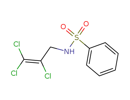 Benzenesulfonamide, N-(2,3,3-trichloro-2-propenyl)-