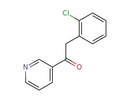 Molecular Structure of 31362-68-2 (2-(2-CHLOROPHENYL)-1-(PYRIDIN-3-YL)ETHANONE)