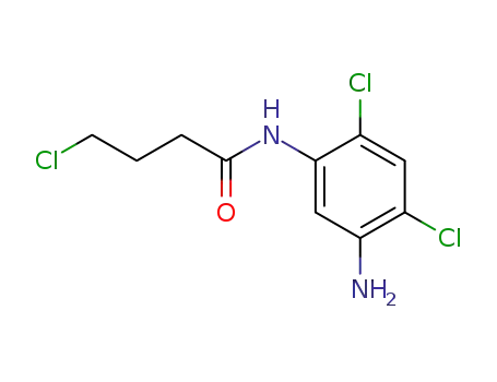 Molecular Structure of 69132-90-7 (N-(3-amino-4,6-dichlorophenyl)-γ-chlorobutyramide)