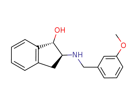 Molecular Structure of 94077-17-5 ((+)-(1S,2S)-2-(3-methoxybenzylamino)indan-1-ol)