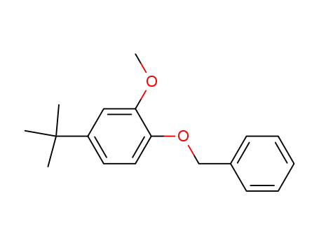 1-benzyloxy-4-<i>tert</i>-butyl-2-methoxy-benzene