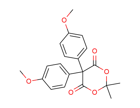 1,3-Dioxane-4,6-dione, 5,5-bis(4-methoxyphenyl)-2,2-dimethyl-
