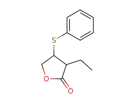 3-Ethyl-4-phenylsulfanyl-dihydro-furan-2-one