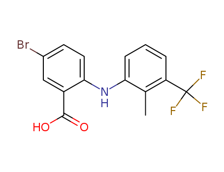 Benzoic acid, 5-bromo-2-[[2-methyl-3-(trifluoromethyl)phenyl]amino]-