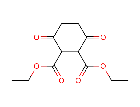 Molecular Structure of 10357-47-8 (1,2-Cyclohexanedicarboxylic acid, 3,6-dioxo-, diethyl ester)