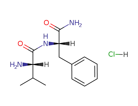 Molecular Structure of 96886-61-2 (L-Phenylalaninamide, L-valyl-, monohydrochloride)