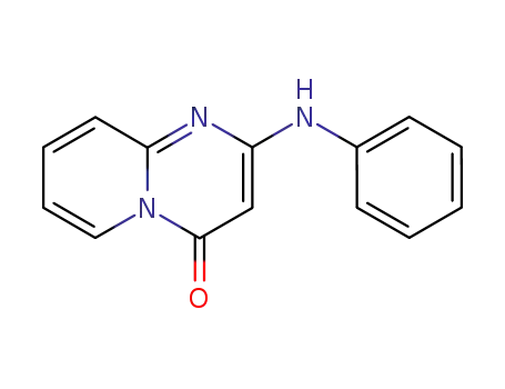 Molecular Structure of 111692-71-8 (4H-Pyrido[1,2-a]pyrimidin-4-one, 2-(phenylamino)-)
