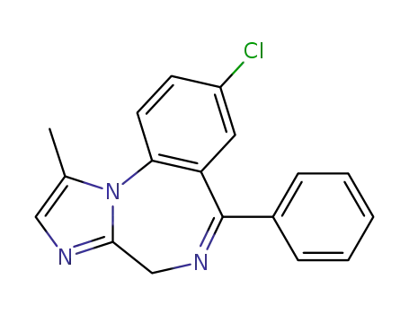 8-chloro-1-methyl-6-phenyl-4H-imidazo[1,2-a]-[1,4]benzodiazepine