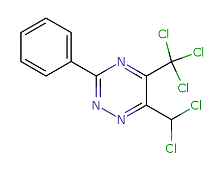 6-dichloromethyl-5-trichloromethyl-3-phenyl-as-triazine