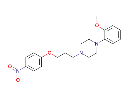 Piperazine, 1-(2-methoxyphenyl)-4-(3-(4-nitrophenoxy)propyl)-