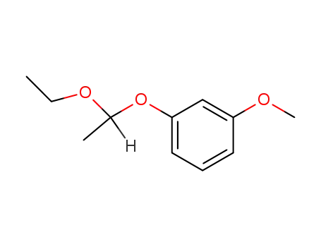 Molecular Structure of 70160-48-4 (1-[(l-ethoxy)-ethoxy]-3-methoxybenzene)
