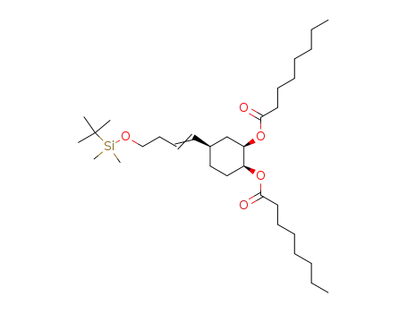 4-<3,4-bis(octanoyloxy)cyclohexyl>-1-O-(dimethyl-tert-butylsilyl)-3-buten-1-ol
