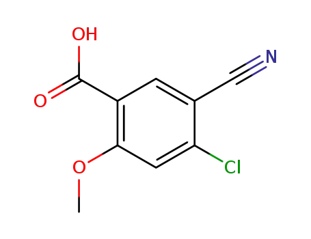 4-Chloro-5-cyano-2-Methoxybenzoic acid