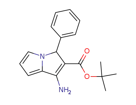 1-Amino-3-phenyl-3H-pyrrolizin-2-carbonsaeure-tert-butylester