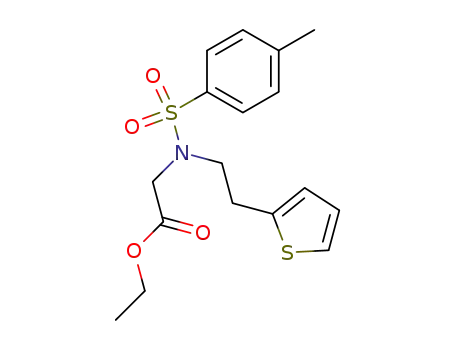 ethyl N,N-<2-(2-thienyl)ethyl>tosylglycinate