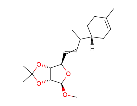 (3aR,4R,6R,6aR)-4-Methoxy-2,2-dimethyl-6-[(Z)-3-((R)-4-methyl-cyclohex-3-enyl)-but-1-enyl]-tetrahydro-furo[3,4-d][1,3]dioxole