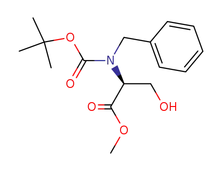 methyl N-benzyl-N-(tert-butoxycarbonyl)-L-serinate