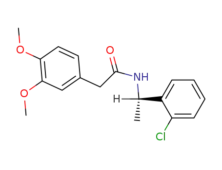 (S)-N-<1-(2-Chlorophenyl)ethyl>-2-(3,4-dimethoxyphenyl)acetamide