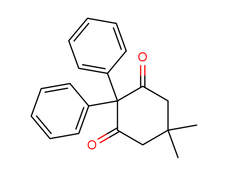 Molecular Structure of 83566-41-0 (5,5-dimethyl-2,2-diphenylcyclohexane-1,3-dione)