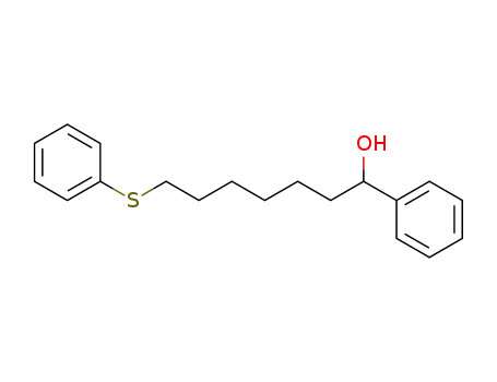 Benzenemethanol, a-[6-(phenylthio)hexyl]-