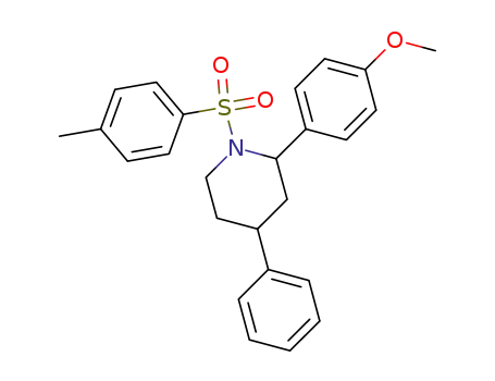 2-(4-Methoxy-phenyl)-4-phenyl-1-(toluene-4-sulfonyl)-piperidine