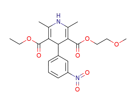 3-ethyl 5-(2-methoxyethyl) 2,6-dimethyl-4-(3-nitrophenyl)-1,4-dihydropyridine-3,5-dicarboxylate