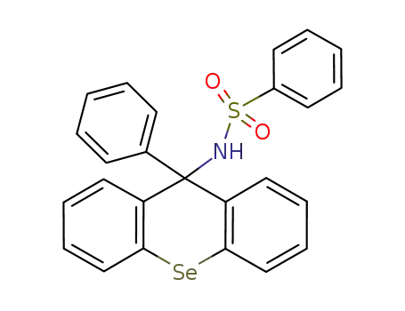 Molecular Structure of 82238-30-0 (Benzenesulfonamide, N-(9-phenyl-9H-selenoxanthen-9-yl)-)