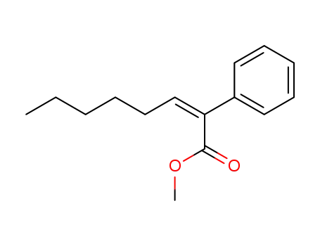 Benzeneacetic acid, a-hexylidene-, methyl ester, (Z)-