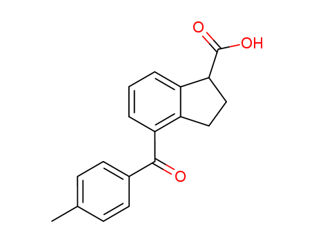 4-(4-METHYLBENZOYL)-1-INDANCARBOXYLIC ACID