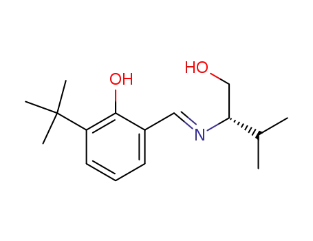 (S)-2-<N-(3'-tert-butylsalicylidene)amino>-3-methyl-1-butanol