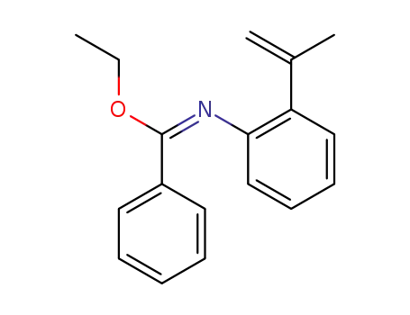 N-(2-Isopropenyl-phenyl)-benzimidic acid ethyl ester