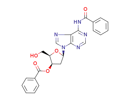 N<sup>6</sup>-benzoyl-9-(3-O-benzoyl-2-deoxy-β-D-threo-pentofuranosyl)adenine