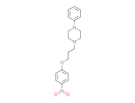 Molecular Structure of 84344-45-6 (1-[3-(4-nitrophenoxy)propyl]-4-phenylpiperazine)