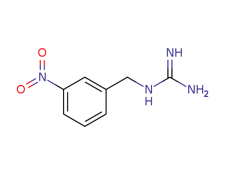 Molecular Structure of 93338-63-7 (3-nitrobenzylguanidine)