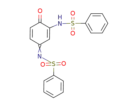 Benzenesulfonamide,
N-[4-oxo-3-[(phenylsulfonyl)amino]-2,5-cyclohexadien-1-ylidene]-