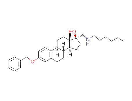 17α-(hexylaminomethyl)estradiol 3-benzyl ether