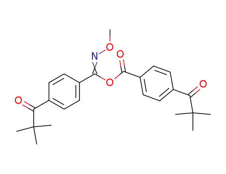 Molecular Structure of 139681-18-8 (N-Methoxy-4-pivaloylbenzimidic acid 4-pivaloylbenzoyl anhydride)