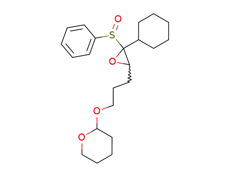 2H-Pyran,
2-[3-[3-cyclohexyl-3-(phenylsulfinyl)oxiranyl]propoxy]tetrahydro-