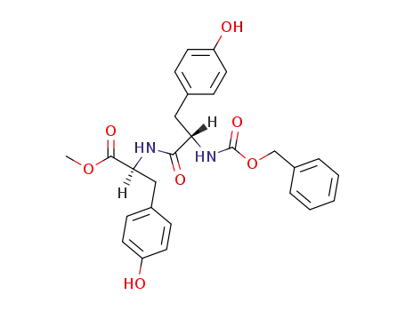 Molecular Structure of 28252-46-2 (CARBOBENZYLOXYTYROSYLTYROSINE METHYL ESTER)