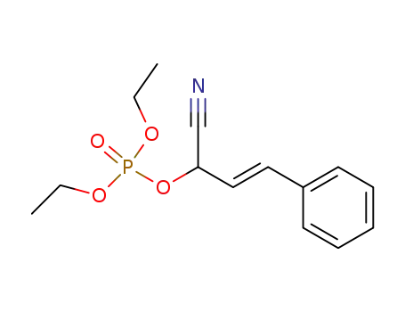 Phosphoric acid, 1-cyano-3-phenyl-2-propenyl diethyl ester, (E)-