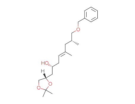 (4S)-4-<(2R,7R)-(4E)-8-benzyloxy-2-hydroxy-5,7-dimethyloct-4-en-1-yl>-2,2-dimethyl-1,3-dioxolane