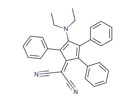 6,6-Dicyan-2-diethylamino-1,3,4-triphenylfulven