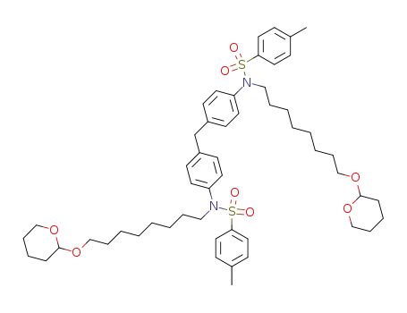 N,N'-bis(p-tolylsulfonyl)-N,N'-bis<8-(2-tetrahydropyraloxy)octanyl>-4,4'-diaminodiphenylmethane
