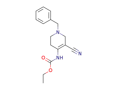 (1-Benzyl-5-cyano-1,2,3,6-tetrahydro-pyridin-4-yl)-carbamic acid ethyl ester